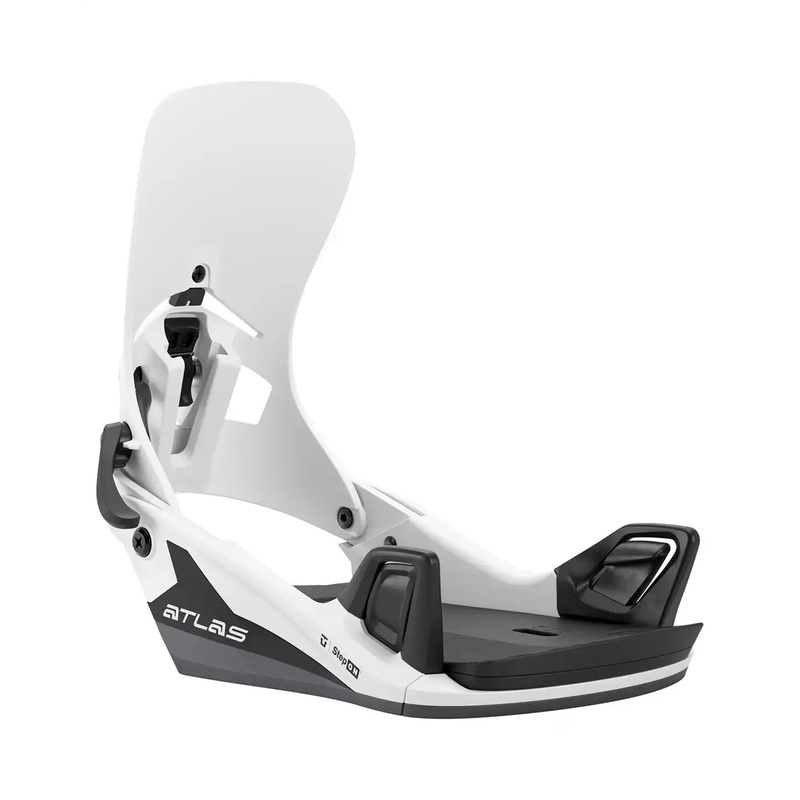 Atlas Step On Snowboard Bindings – White 2026