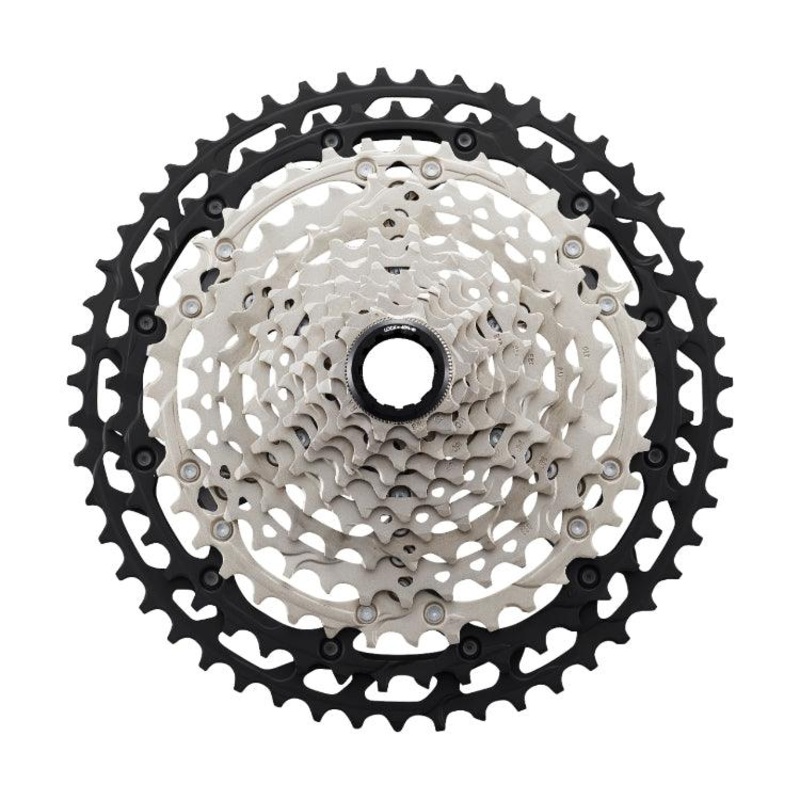 Shimano XT CS-M8100 Cassette – 12-Speed, 10-51t, Silver/Black, Micro Spline