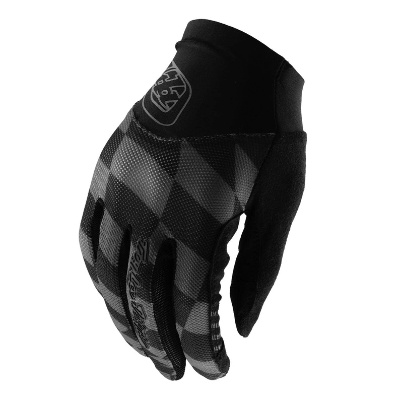 Troy Lee W Ace 2.0 Glove|Small|Medium|Large|XLarge|XXLarge|Solid/Black|Twisted Checkers/Black