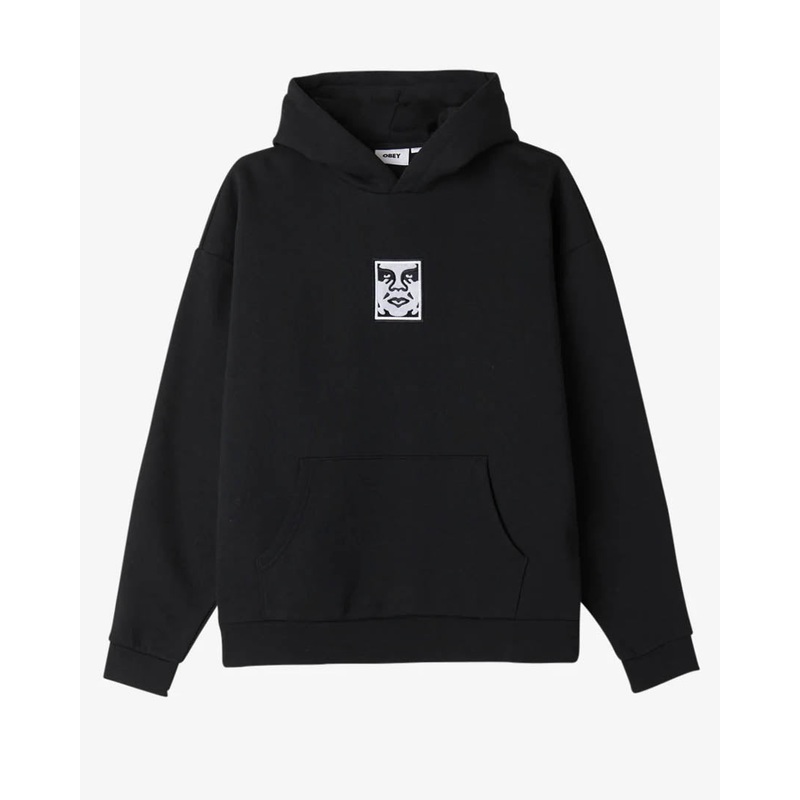 Icon Extra Heavy Hoodie – Black