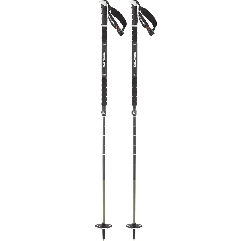 Steep Prime Vario S3 Ski Poles – Black/White