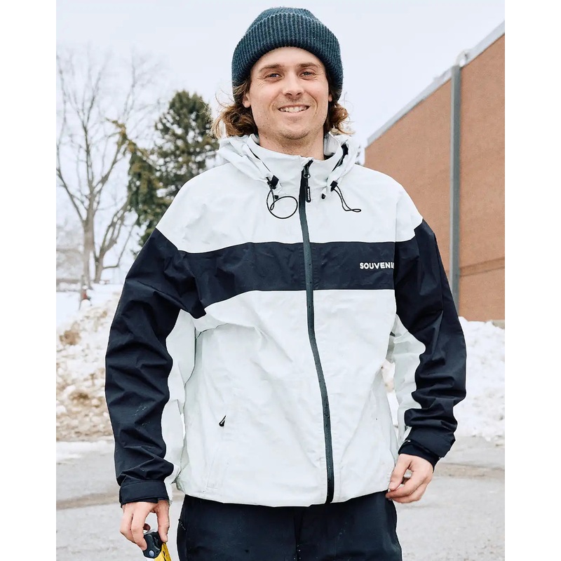 2.5 Ply Recession Winter Jacket – Marshmallow/Black