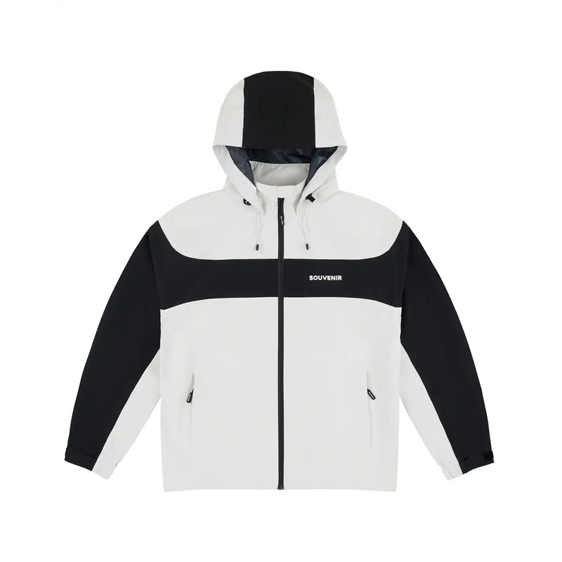 2.5 Ply Recession Winter Jacket – Marshmallow/Black