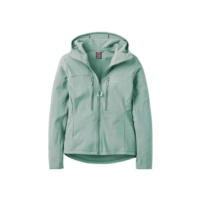Rab W Ascendor Pro Hoody|08/XSmall|10/Small|12/Medium|14/Large|16/XLarge|Dark Fig Green