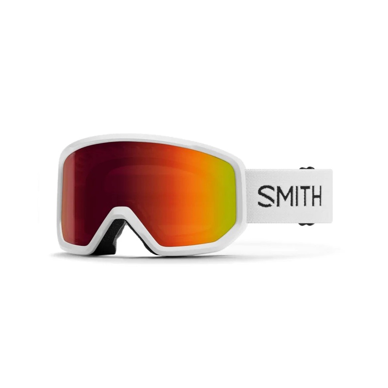 Smith Transfer Goggle|White | Red Sol-X Mirror|Black | Green Sol-X Mirror