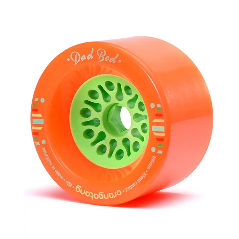 Dad Bod Longboard Wheels – Orange