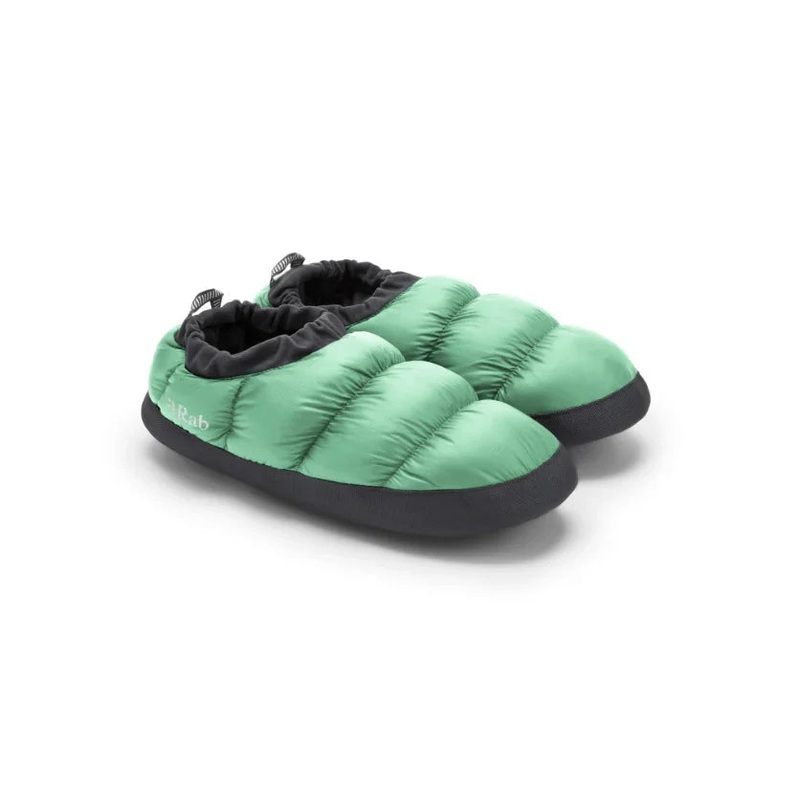 Rab Down Hut Slipper|XSmall|Small|Medium|Large|XLarge|Black|Dark Fig Green