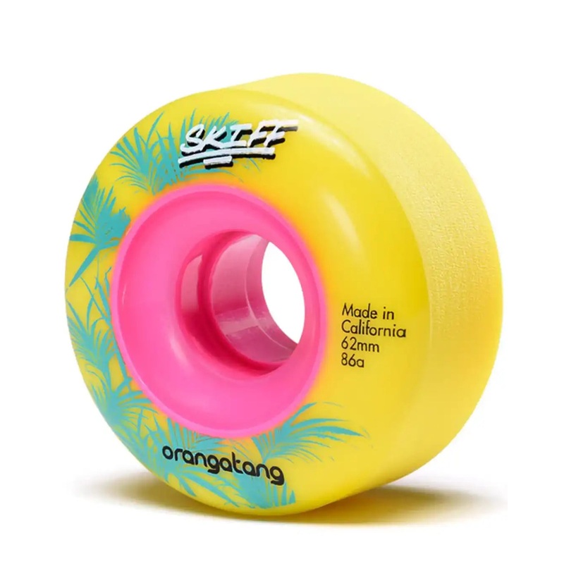 Skiffs Longboard Wheels – Yellow