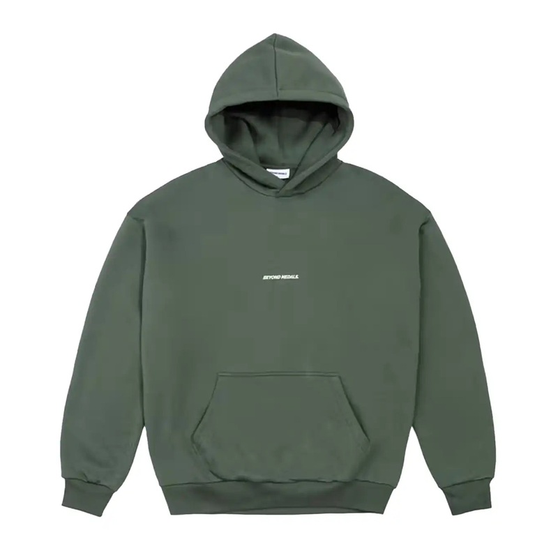 Logo Hoodie – Dark Green|M|L