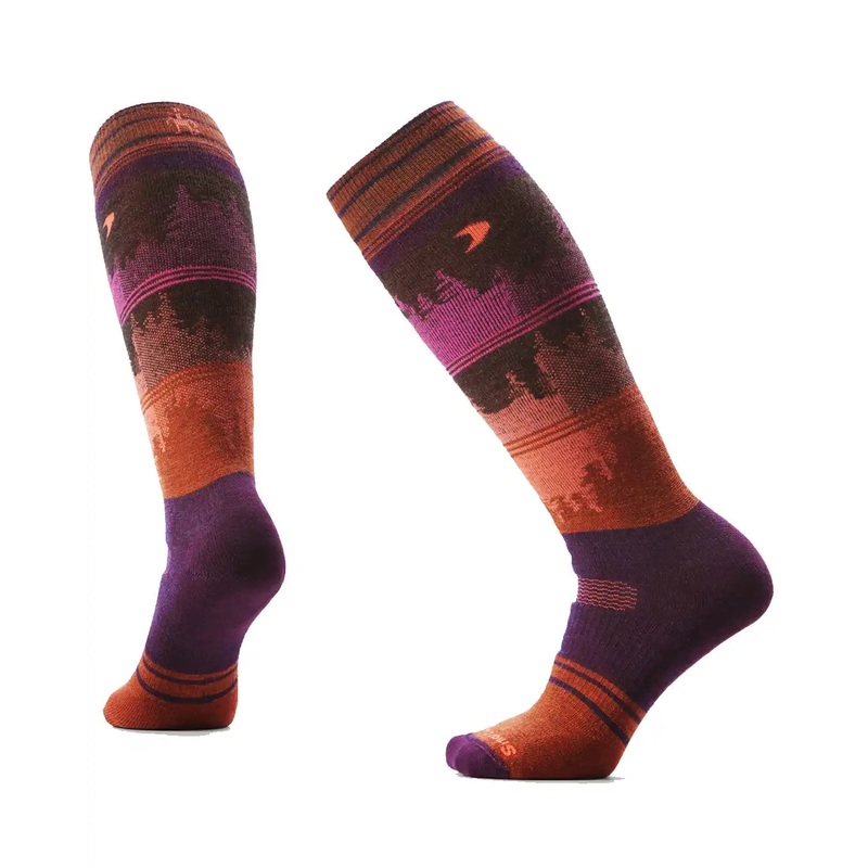 Women’s Snowboard Twilight Vista OTC Thermal Socks – Purple Iris