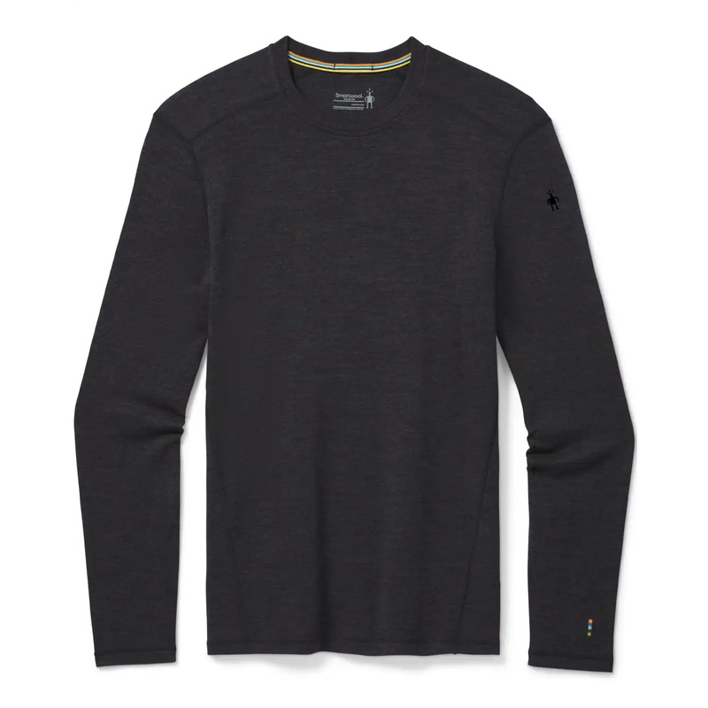 Men’s Classic Thermal Merino Base Layer Crew Boxed – Charcoal Heather