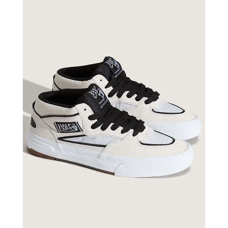 Skate Half Cab Wafflecup Shoes – White/Black