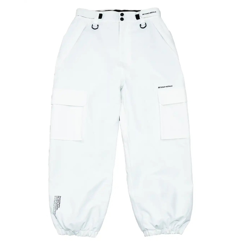 Cargo 2L Snow Pants – White|S|M|L|XL
