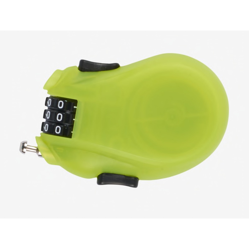 CABLE LOCK|Translucent Black|Lime Green|NA|N/A