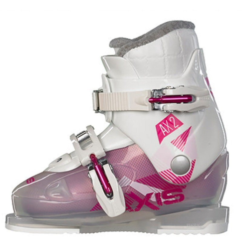Axis AX2 Junior Ski Boots|Green/Black|White/Purple|22.5|20.5|100