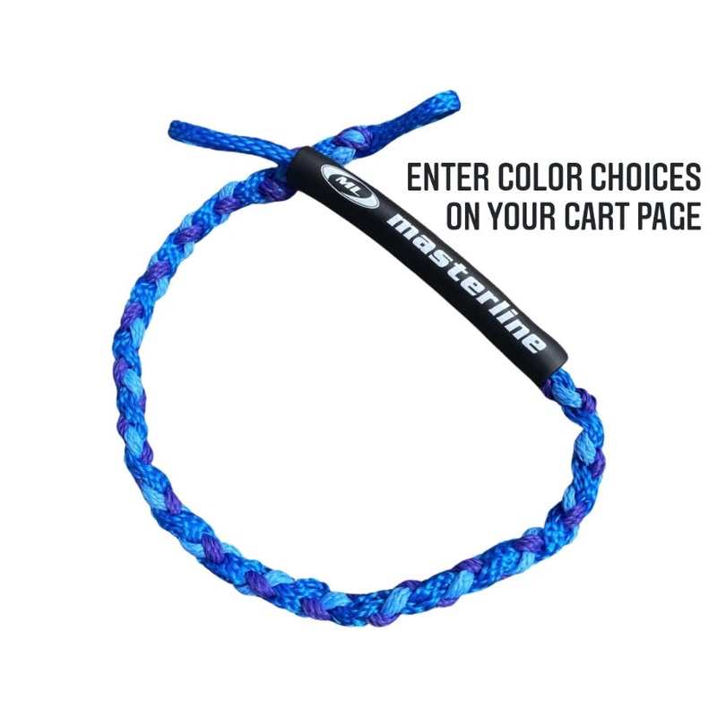 Knotty Girl Swivel Ski Braid|Black and Yellow|Pink and Green|Blue and Black|Black and White|Orange and Pink
