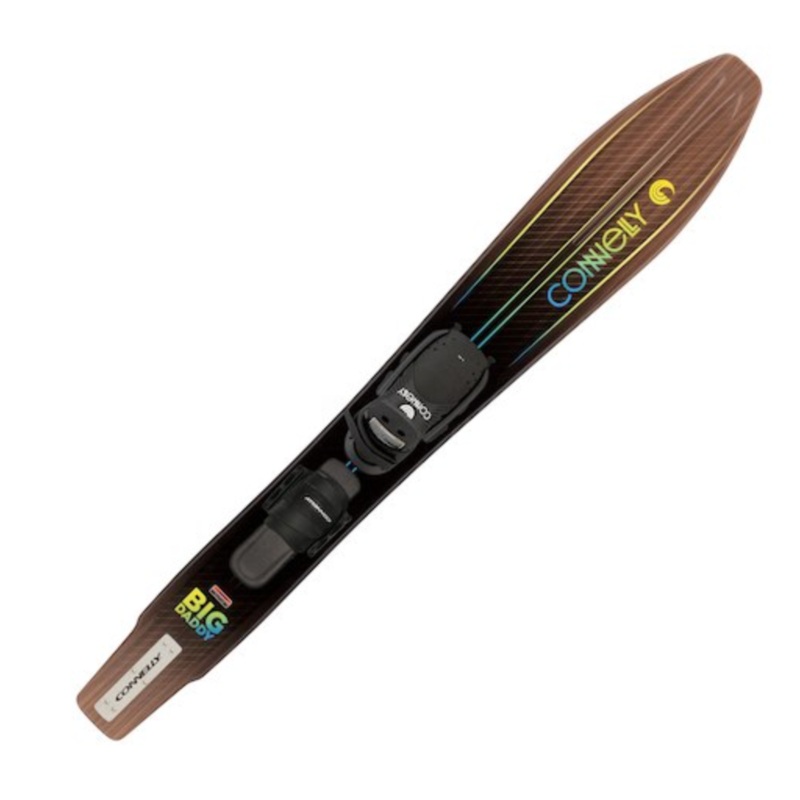 Connelly Big Daddy Slalom Waterski With Adjustable Binding And Rear Toe Strap
