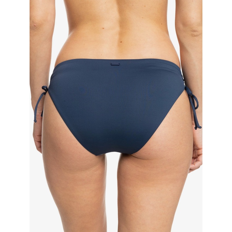 Solid Beach Classics Hipster Lace Up Bikini Bottoms