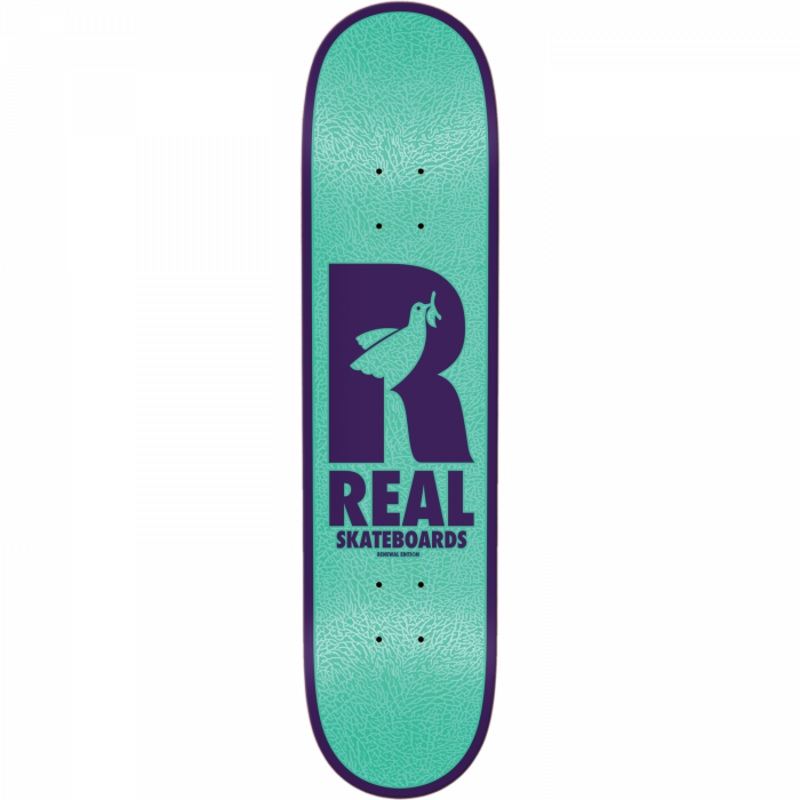 REAL DOVES REDUX DECK-8.06|Teal|White/Red