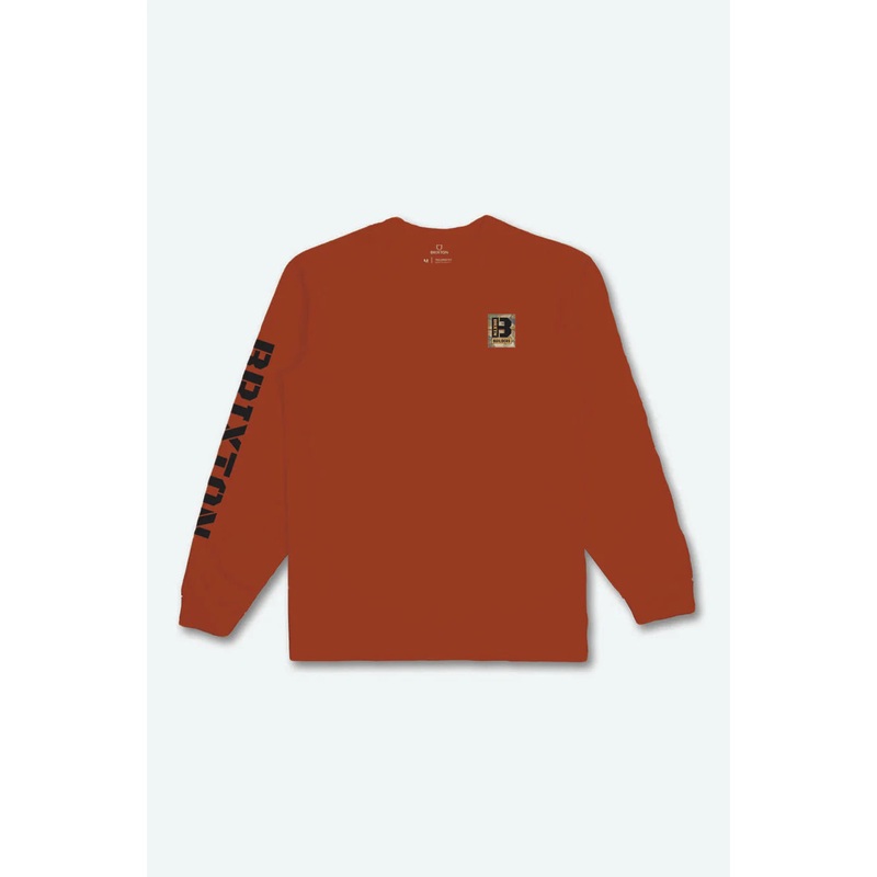 Builders L/S STT|Golden Brown|Barn Red|S|M|L|XL|XXL