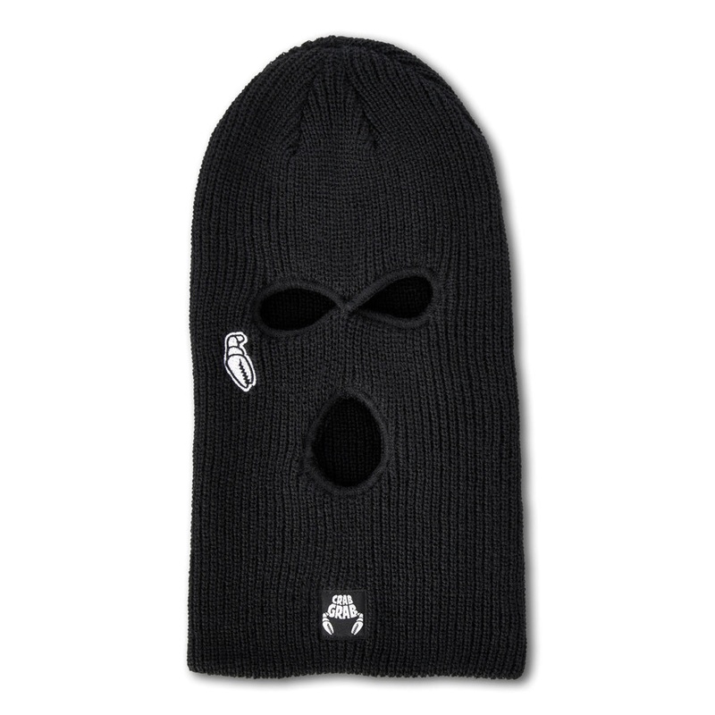 Crab Grab Goon Mask|Black|Soft Pink|Orange|One Size|Retail: $36.00