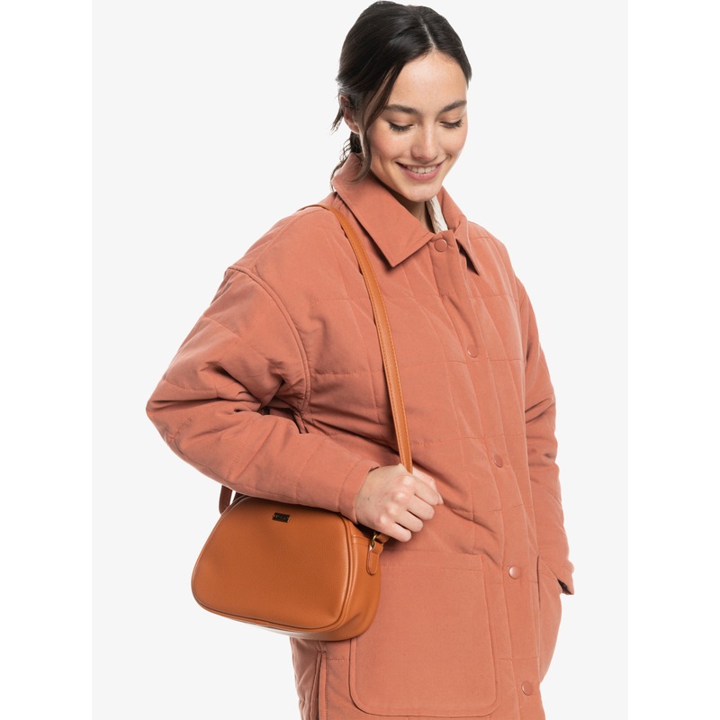 Baby Tea Crossbody Bag|Black|Camel