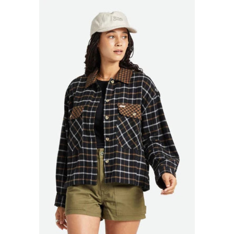 Bowery L/S Flannel|XS|S|M|L|XL|Bison/Black|Washed Copper|Blue Mirage/Dill Plaid