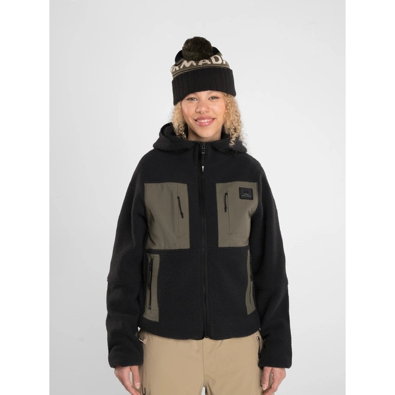 Furtherance Fleece Jacket|XS|S|M|L|XL|Black/Olive|Macha/Cream|Black|Olive/Golden Brown