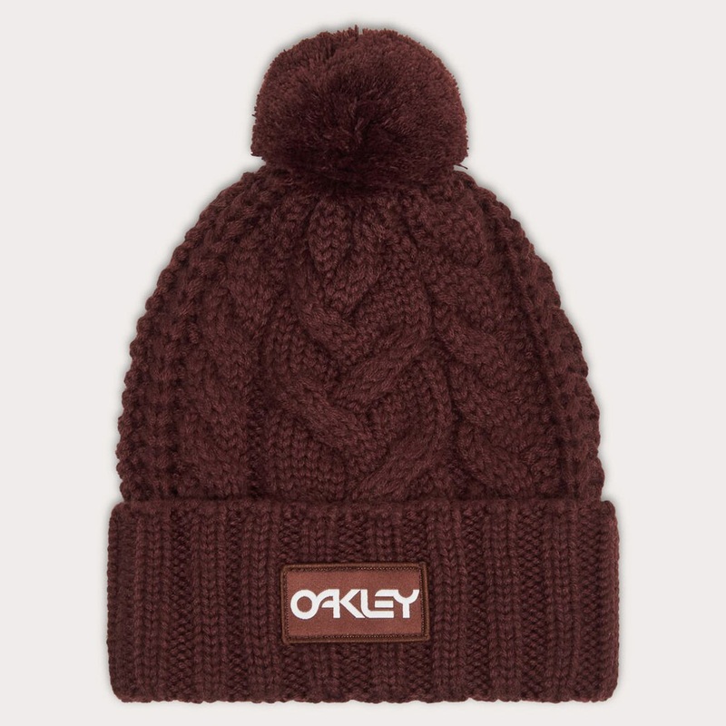 Oakley Harper Pom Beanie 2025|Grenache|One Size|Retail: $40.00