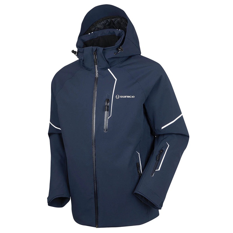 Sunice Milan Jacket Mens 2025|Pure White/Black|Midnight/Pure White|Small|Medium|Large|XL|XXL|Retail: $469.00