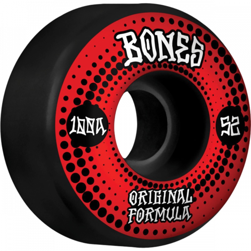 BONES 100’s OG V4 ORIGINALS 52mm 100A WHITE