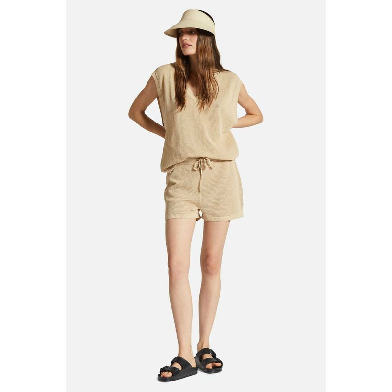 Aruba Boxy V-Neck|XS|S|M|L|XL|Oat Milk