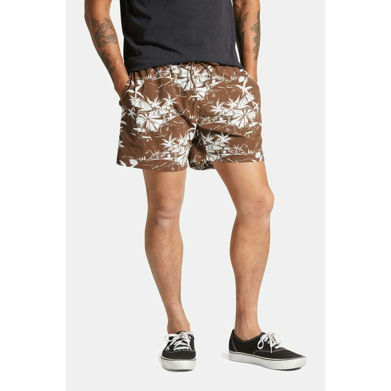 Voyage Hybrid Short|S|M|L|XL|XXL|Sepia Umbrella Scene