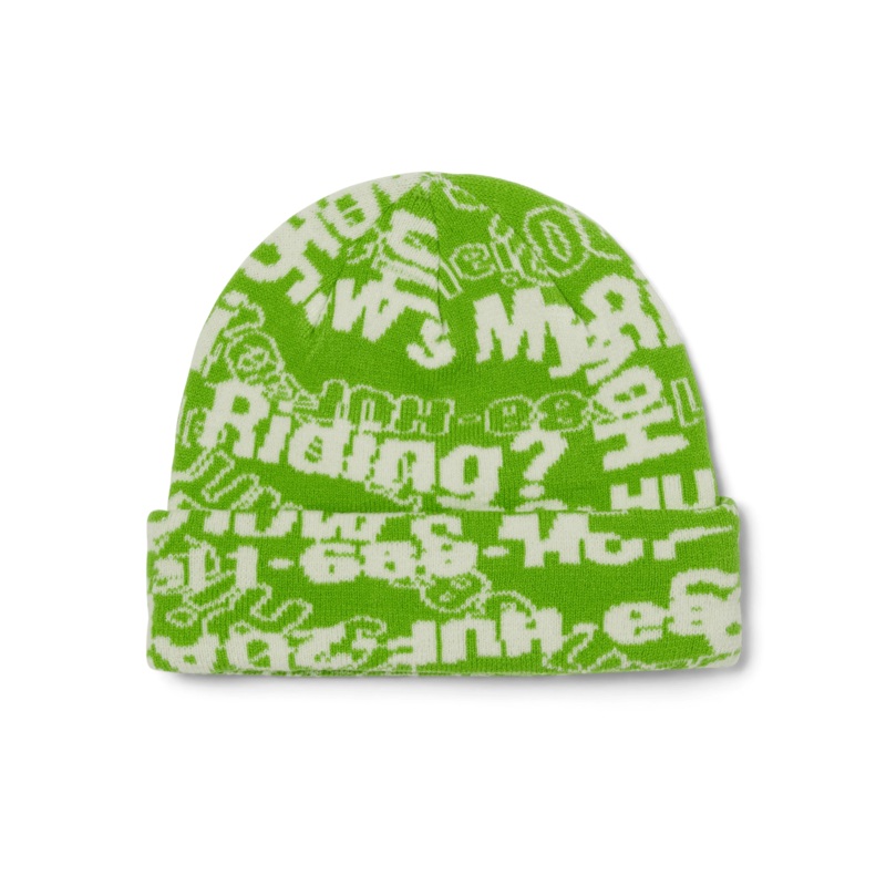 686 Huf Beanie 2025|Huf Lime|Huf Bark Print|One Size|Retail: $27.95