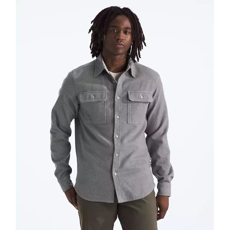 Arroyo Flannel Shirt|TNF Medium Grey Heather|Smoked Pearl Macro Plaid|M|L|XL