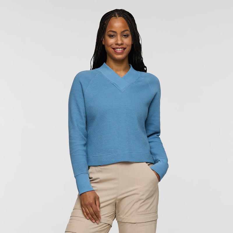 Cotopaxi Atajo Long-Sleeve Waffle V-Neck  Womens 2026