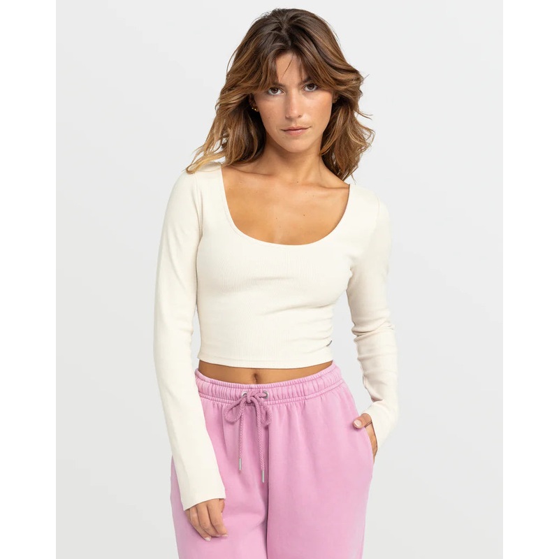 Good Keepsake Long Sleeve Crop Top