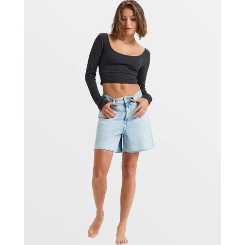 Good Keepsake Long Sleeve Crop Top