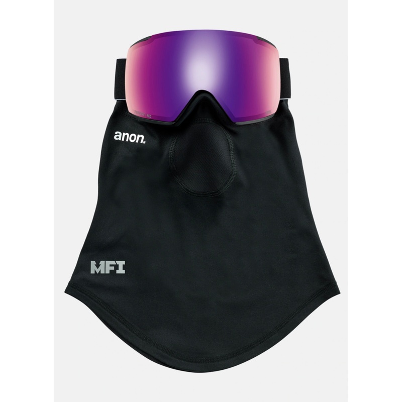 Anon M5 with MFI Face Mask|Frame: Black, Lens: Perceive Sunny Red (14% / S3), Spare Lens: Perceive Cloudy Burst (59% / S1)