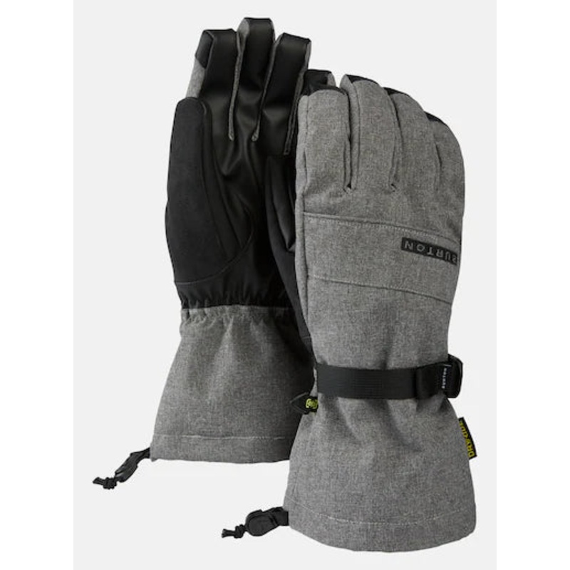 Men’s Burton Profile Gloves|XS|S|M|L|XL|True Black|Grey Heather|Comets