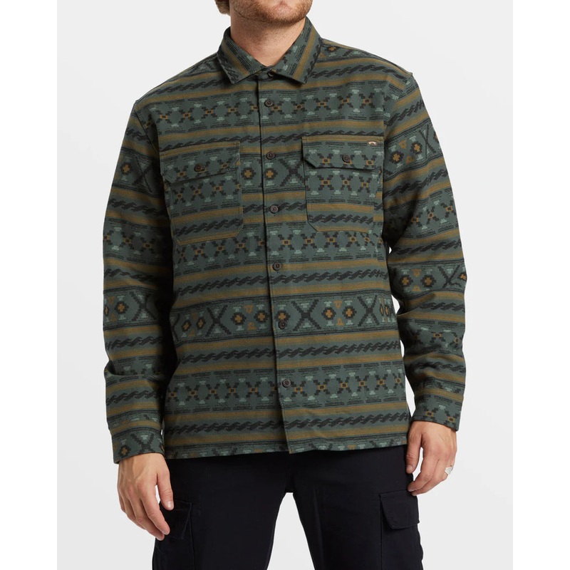 Offshore Jacquard Flannel|Slate Green|Wine Multi|S|M|L|XL|XXL