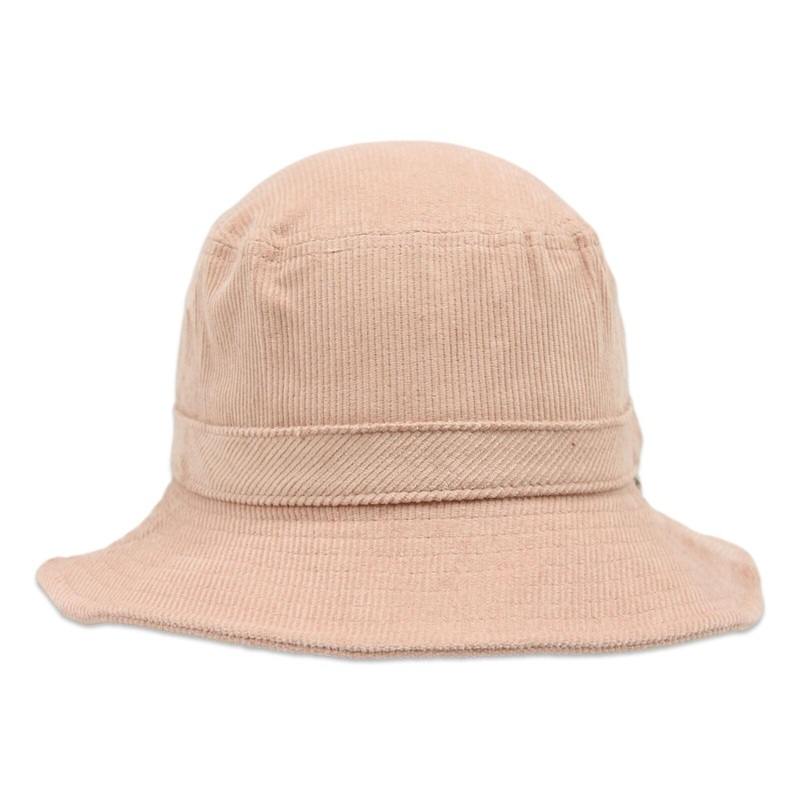 Petra Packable Bucket Hat|Coral Pink|White