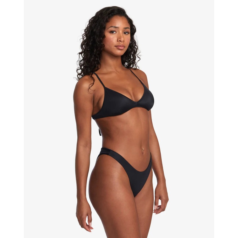 Solid Triangle Crossback Bikini Top