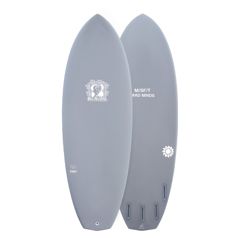 Dope Machine|5’4″ x 20.125″ x 2.375″ – 30.1L|5’6″ x 20.375″ x 2.5″ – 32.9L|5’8″ x 20.625″ x 2.625″ – 35.9L|5’10” x 20.875″ x 2.8675″ – 38.5L|6’0″ x 21″ x 2.75″ – 40.6L|White|Grey