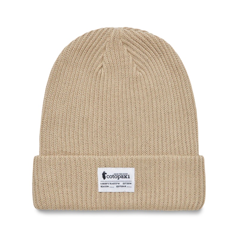 Cotopaxi Wharf Beanie 2024|Burgundy|Oatmeal|One Size|Retail: $29.00