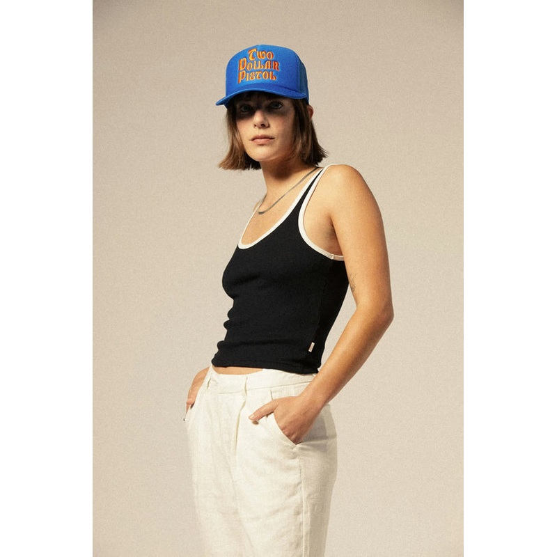 Ringer Organic A-Tank|Black/Off White|S|M|L
