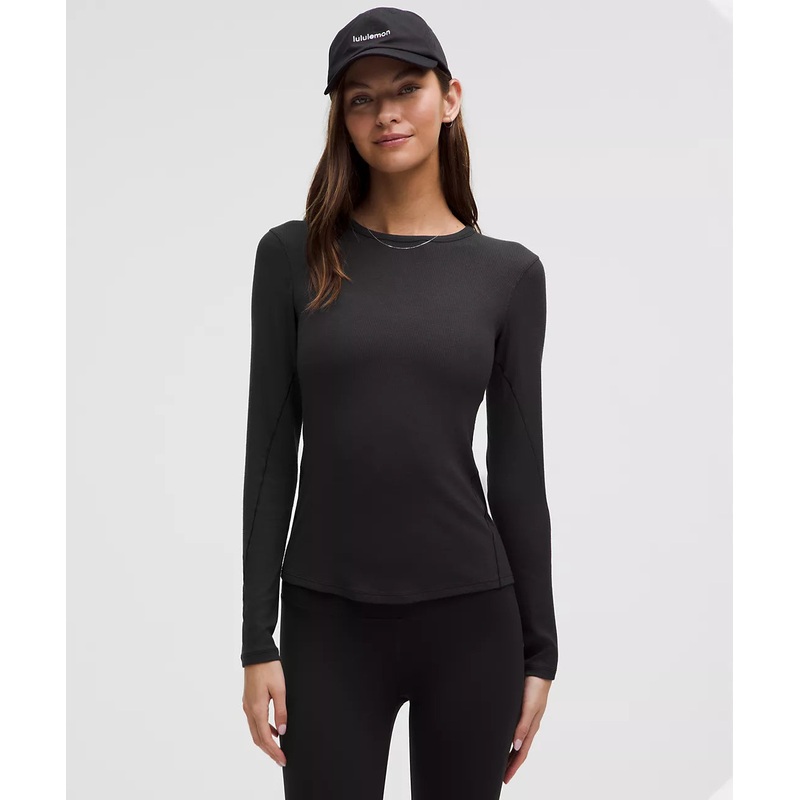 Hold Tight Long-Sleeve Shirt|Black|Light Ivory|4|6|8|10