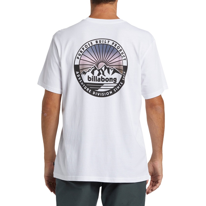 Billabong Rockies T-Shirt|White|Slate Blue|S|M|L|XL