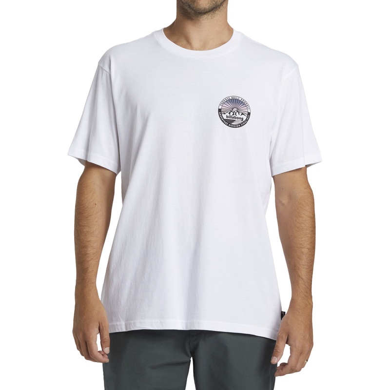 Billabong Rockies T-Shirt|White|Slate Blue|S|M|L|XL