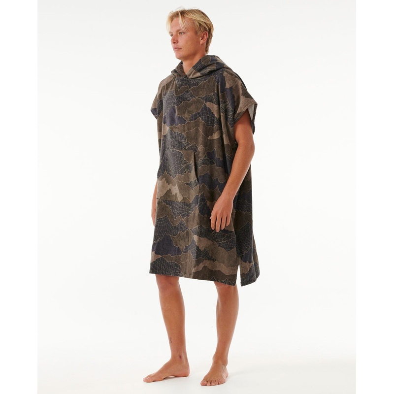 Rip Curl Combo Hooded Towel|Black/Olive